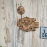 Harley V-T boule en bois