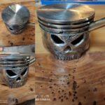 Piston décoratif tête de mort