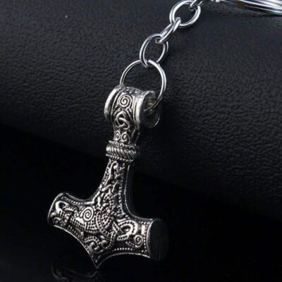 Porte clés , marteau de Thor, Mjolnir,