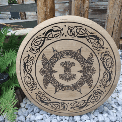 Bouclier Celtique Viking  le Marteau de Thor