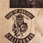 dessin représentant les personnages de la série Sons Of Anarchy