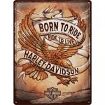 plaque métallique Harley Davidson officiel