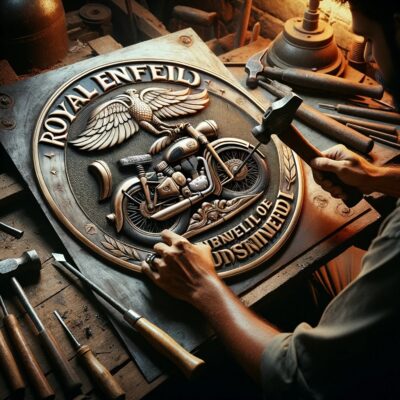 Plaque métallique Royal Enfield