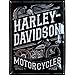 Plaque Métallique Harley Davidson Motorcycles  sous licence officiel  40 x 30