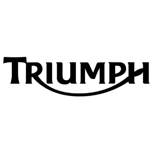Accessoire moto Triumph noir et blanc