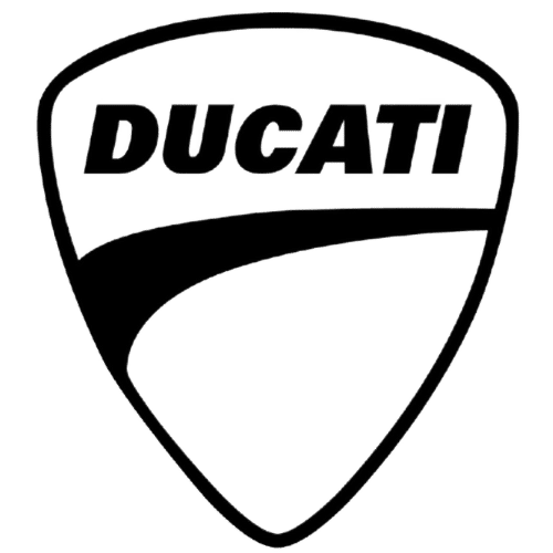 Accessoires moto Ducati logo ducati noir