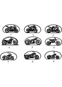 Les mini motos à graver