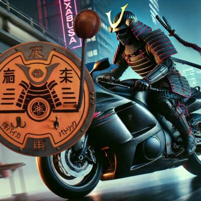 le guerrier Samouraï a besoin de son porte casque