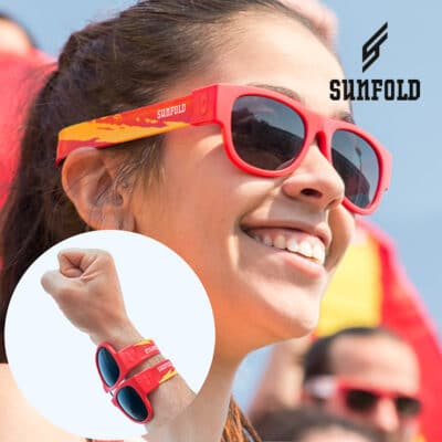 Lunettes de Soleil Enroulables Motarde Sunfold Spain Red