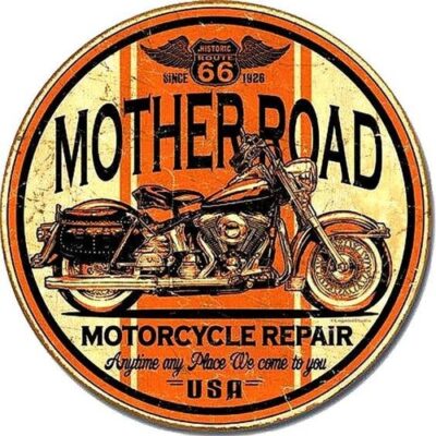 Patch en tissu  de moto Mother Road