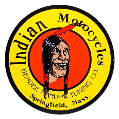 Patch moto Indian Motorcycles – Logo vintage Springfield Hendee