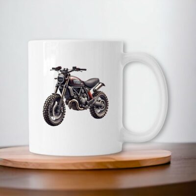 MUG drôle gorille biker – Design exclusif Le Monde du Motard –