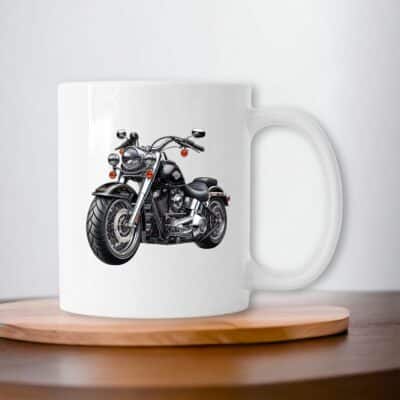 MUG drôle gorille biker – Design exclusif Le Monde du Motard –