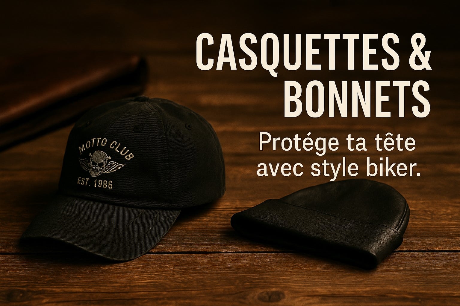 Casquettes et bonnets motard