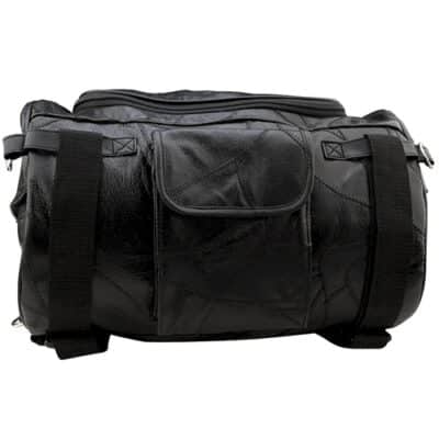 Sac de Voyage Moto en Cuir – Sac Baril Universel Grande Capacité pour Moto