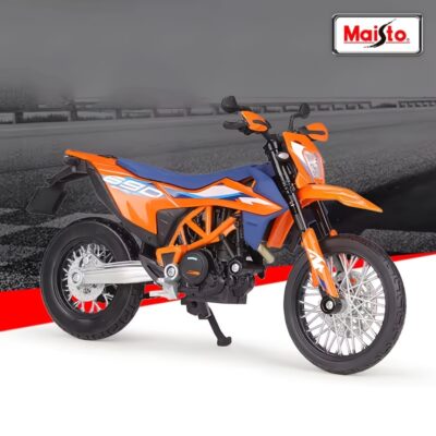 Moto Miniature KTM 690 SMC - Modèle Réduit Échelle 1/12 - Décoration Collection Motard