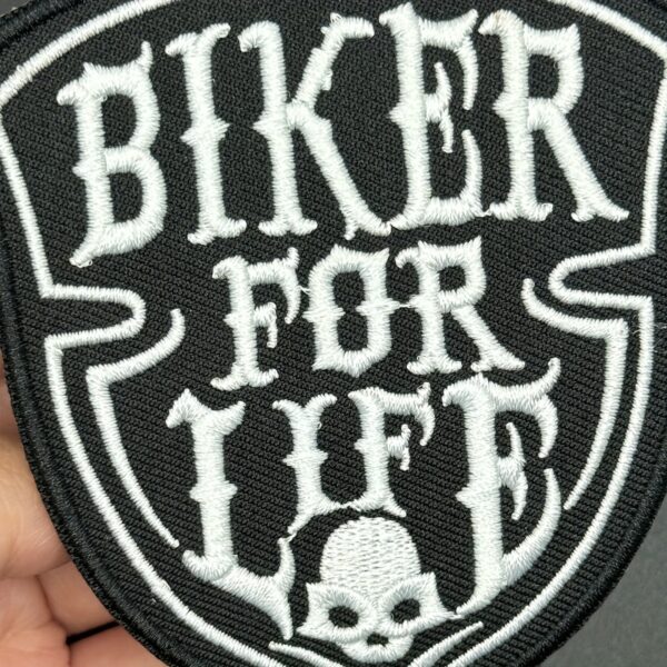 Patch brodé à repasser avec logo – Applique thermocollante pour vêtements et accessoires – Image 3