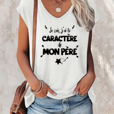 Débardeur blanc femme col rond – Haut léger et décontracté pour l’été, sans manches, coupe fluide, idéal sous un cuir ou en mode chill