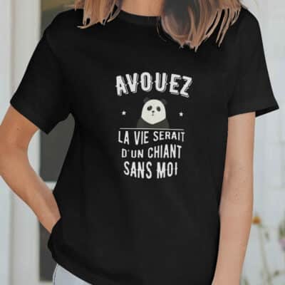 T-shirt femme été rétro avec slogan drôle – Haut imprimé à manches courtes col rond, style décontracté humoristique