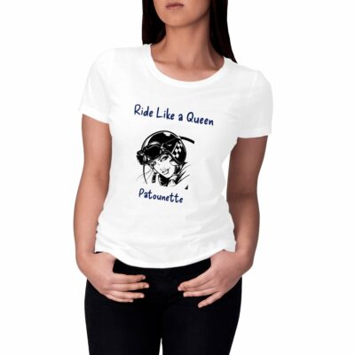 T-shirt Femme "Ride Like a Queen" – Pin-Up Rider