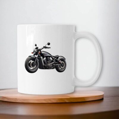 MUG drôle gorille biker – Design exclusif Le Monde du Motard –