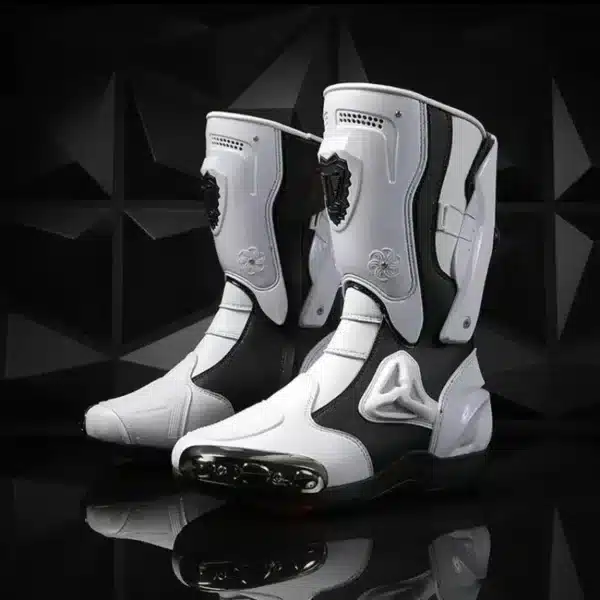 Bottes De Moto Homme - Bottes D'Aventure Et Tourisme Imperméables, Renforcées, Légères Avec Semelle Antidérapante Et Protection CE