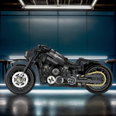 Kit moto MOC – Construction technologique 1005 pièces, modèle de course à assemble