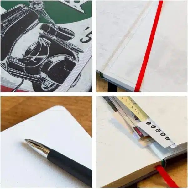 Carnet rigidée Vespa – légende italienne