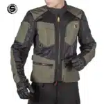 Veste moto homme Star Field Knight noire, respirante en maille, protection été avec renforts et multiples poches