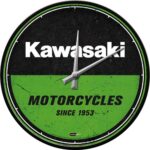 Horloge murale Kawasaki officielle Ø31 cm déco motard