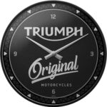 Horloge murale Triumph officielle Ø31 cm déco vintage
