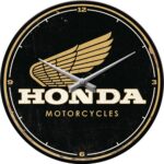 Horloge murale Honda officielle Ø31 cm pour fans de moto