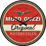Horloge murale Moto Guzzi officielle Ø31 cm vintage