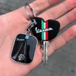 porte-clés moto style italien silicone