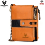 portefeuille femme motarde vintage RFID