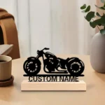 statue moto personnalisée déco bureau