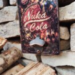 Décapsuleur Fallout Nuka Cola fan art avec impression DTF UV fait main en atelier