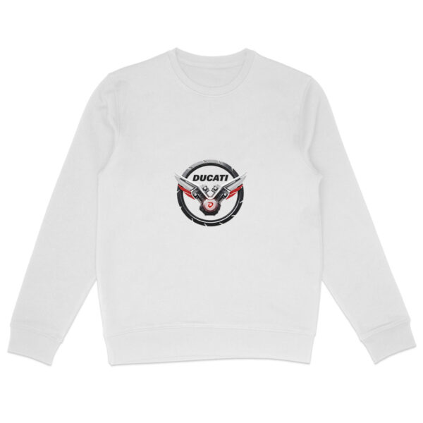 Sweat homme Ducati avec logo revisité style racing italien