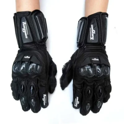 gants moto cuir renforcés tactiles pour motard