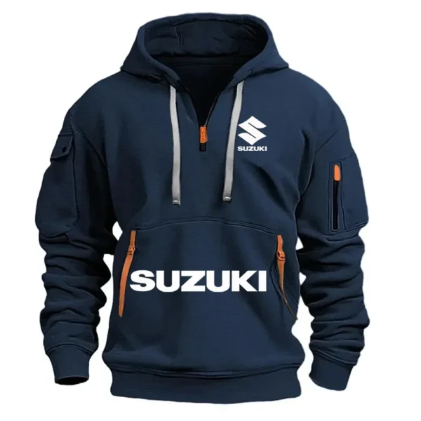 sweat moto suzuki homme hoodie à capuche racing