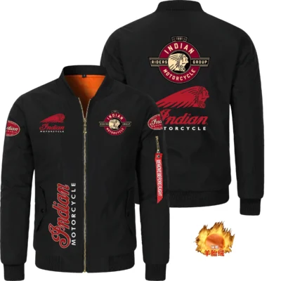 veste moto indian motorcycle homme polaire rétro