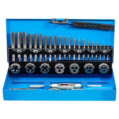 Mallette tarauds M3 à M12 32 pièces