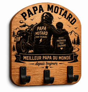 Le porte-clés mural moto simplifie le quotidien