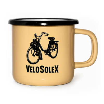MINI MUG EMAILLE 20cl VELOSOLEX S2200 - D.70 x H58mm SOLEX BEIGE