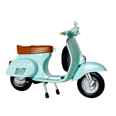 MINIATURE DE COLLECTION NOREV VESPA 50N 1969 1/18E BLEU AIGUE MARINE
