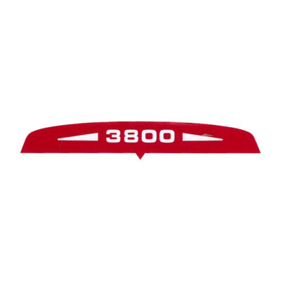 AUTOCOLLANT DE FILTRE A AIR OFFICIEL SOLEX 3800 - ROUGE
