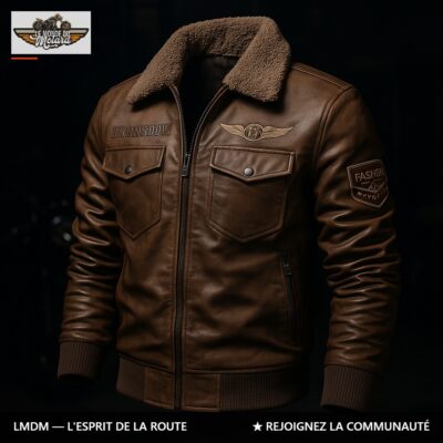 veste cuir agneau moto — LeMondeDuMotard.fr