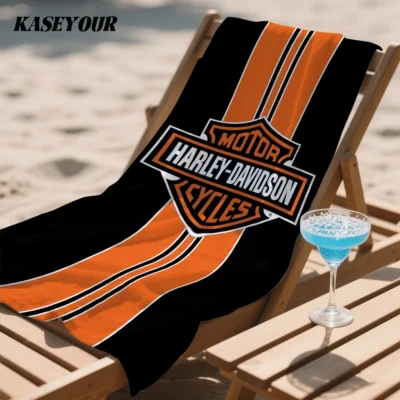 serviette Harley-Davidson motard pour les vacance