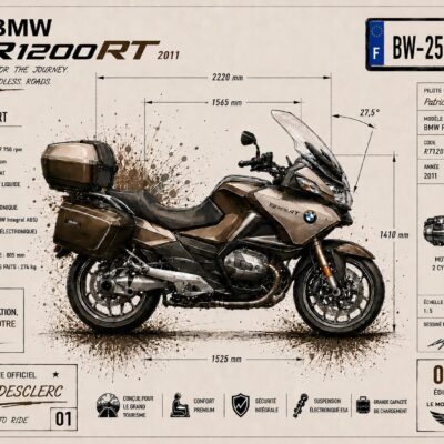plaque métal moto collector personnalisée — LeMondeDuMotard.fr