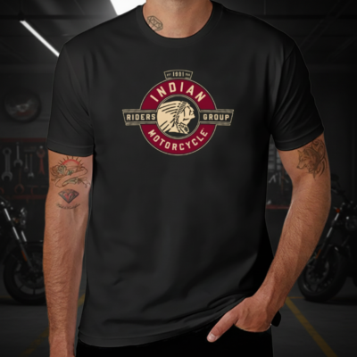 t-shirt Indian homme — LeMondeDuMotard.fr